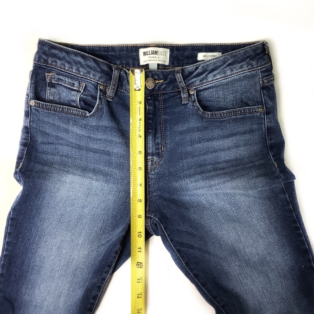 William Rast Destroyed Ankle Skinny Jeans Size 28 - Picture 4 of 7